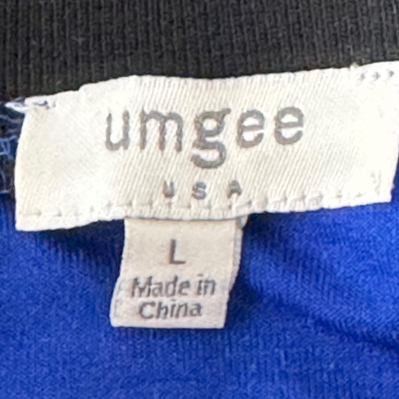 Umgee Cobalt Blue Velvet Oriental Floral Sheer Bomber Jacket L Cottagecore - Picture 6 of 7